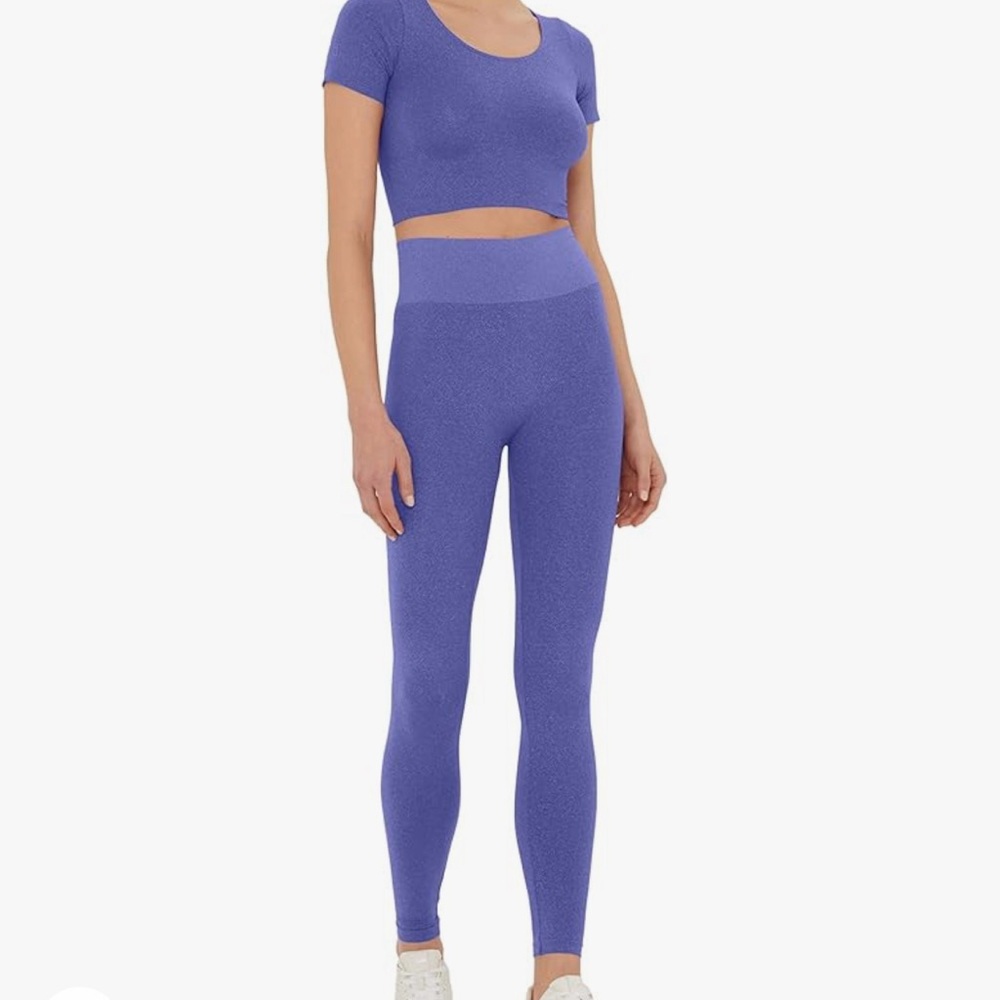 Wolford Shiny Leggings Ultra Violet